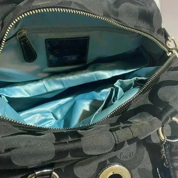 Coach CC signature print canvas logo satchel handbag - Picture 12 of 12